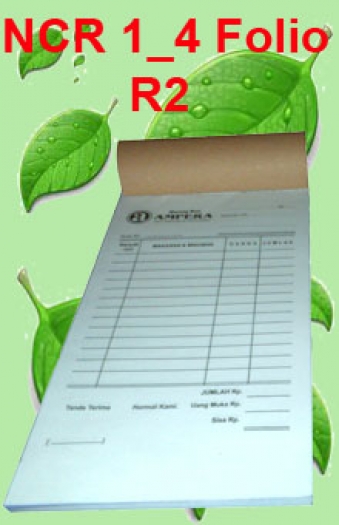  Nota  / Kwitansi NCR seperempat folio rangkap dua
