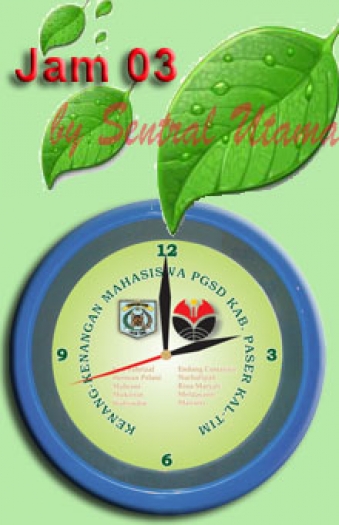 Jam Dinding Foto/Logo03