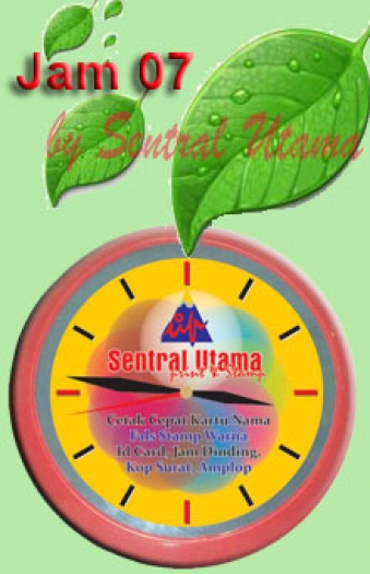 Jam Dinding Foto/Logo07