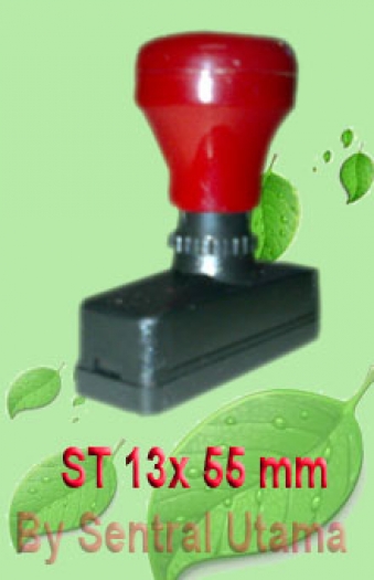 Stempel ukuran 13  x 55 mm