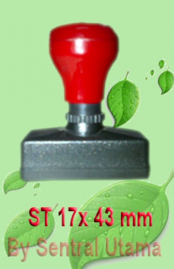 Stempel Ukuran 17 x 43 mm