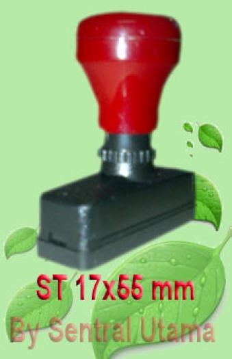 Stempel ukuran 17 x 55 mm