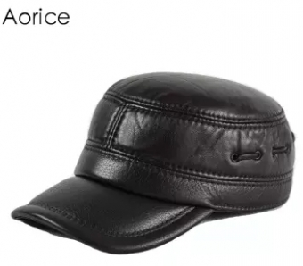 Topi Kulit Asli Pria Gr03