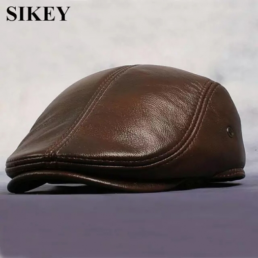 Topi Kulit Asli Pria Topi Pet