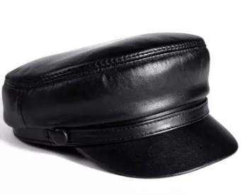 Topi Polis Kulit Asli
